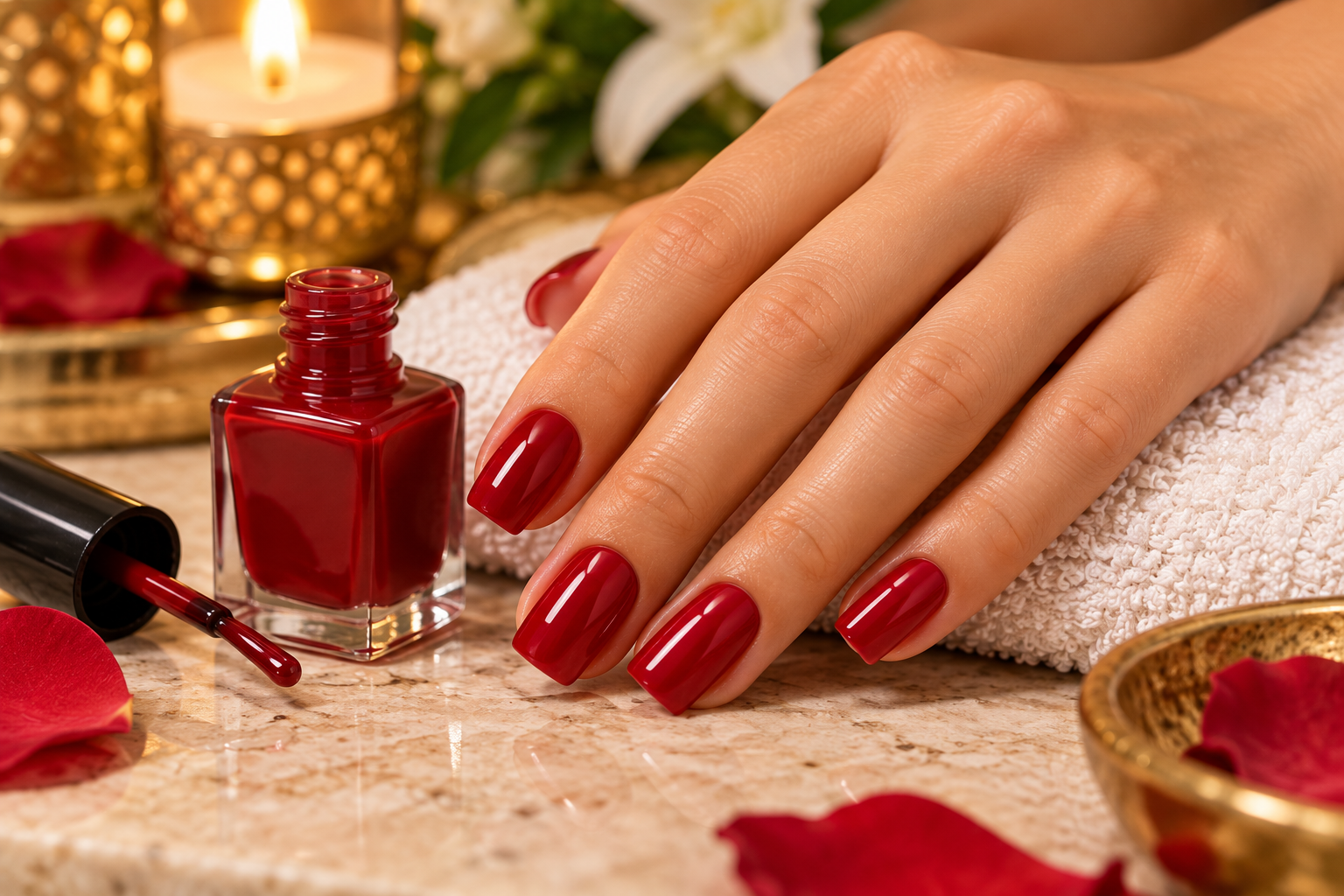 Pose vernis simple