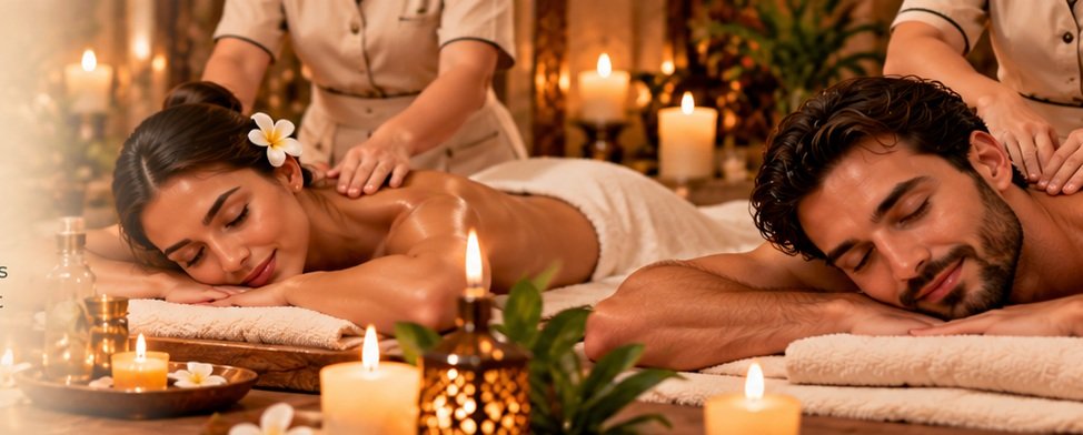 Rituel spa en couple